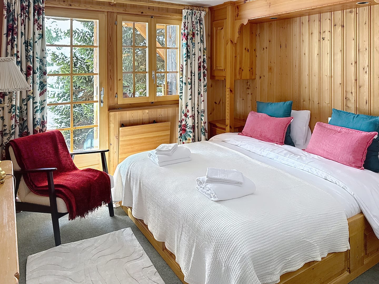 Bedroom 1 at the Hameau chalet